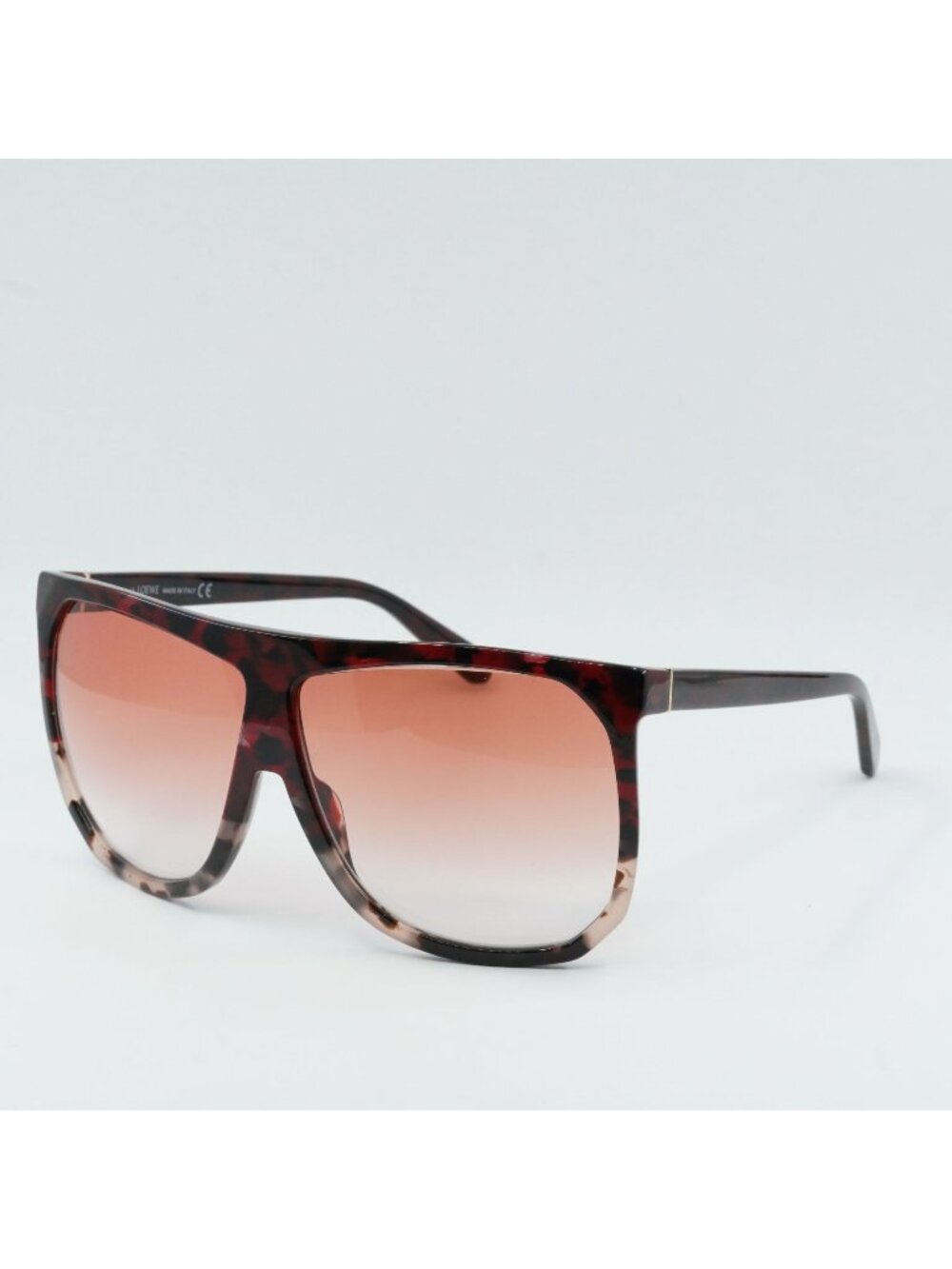 Loewe LW40001I 54T Filipa Sunglasses Red Havana/Rose Havana Square Frame